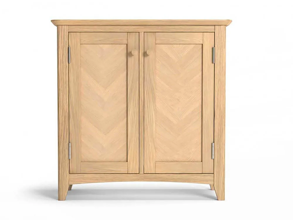 Archers Archers Oslo 2 Door Light Oak Compact Wooden Sideboard (Assembled)