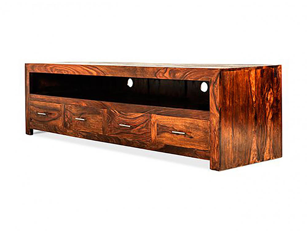 Archers Archers Santa Clara 4 Drawer Acacia Wooden Long TV Cabinet (Assembled)