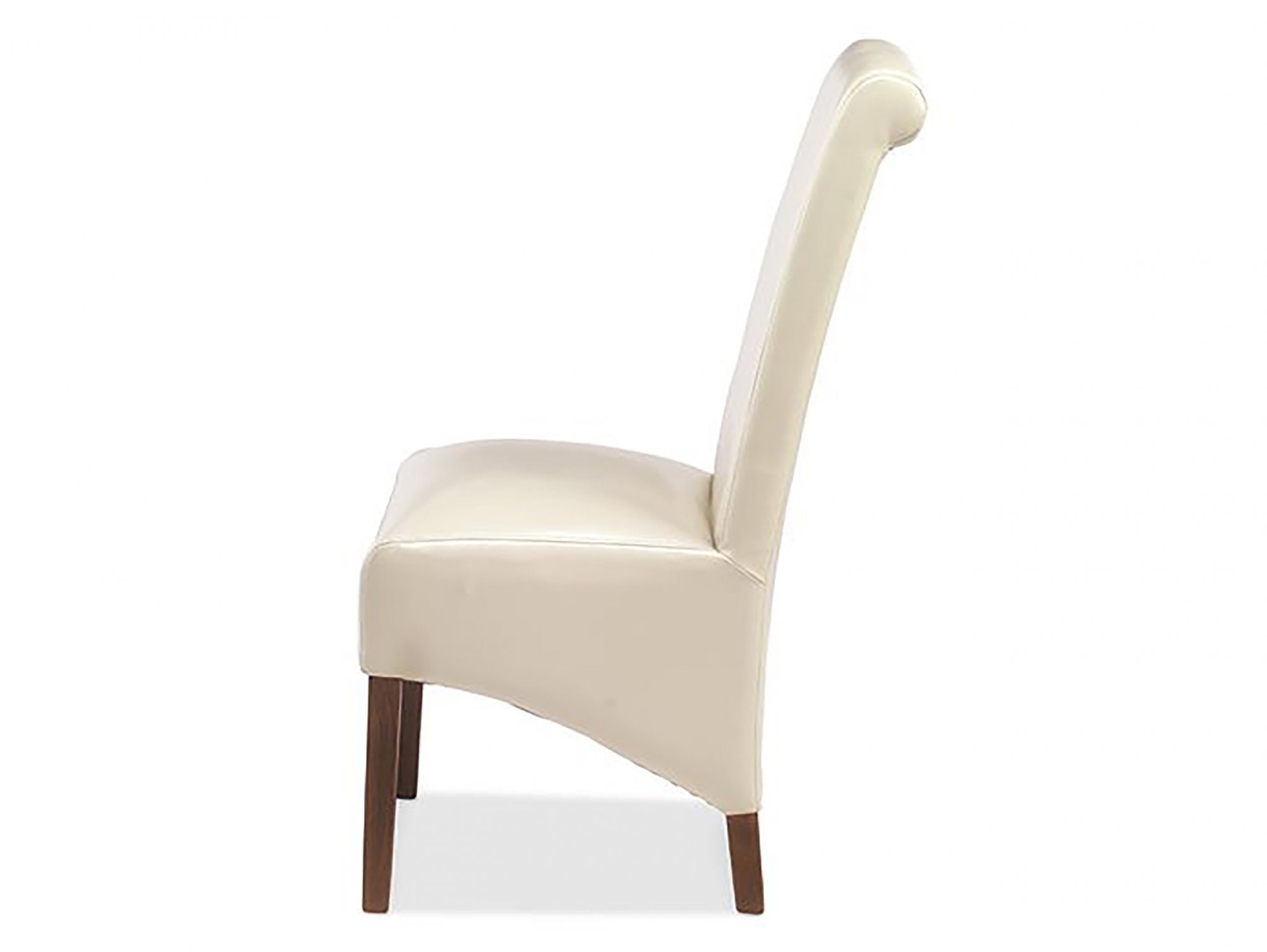 Archers Archers Santa Clara Set of 2 Beige Leather Dining Chairs