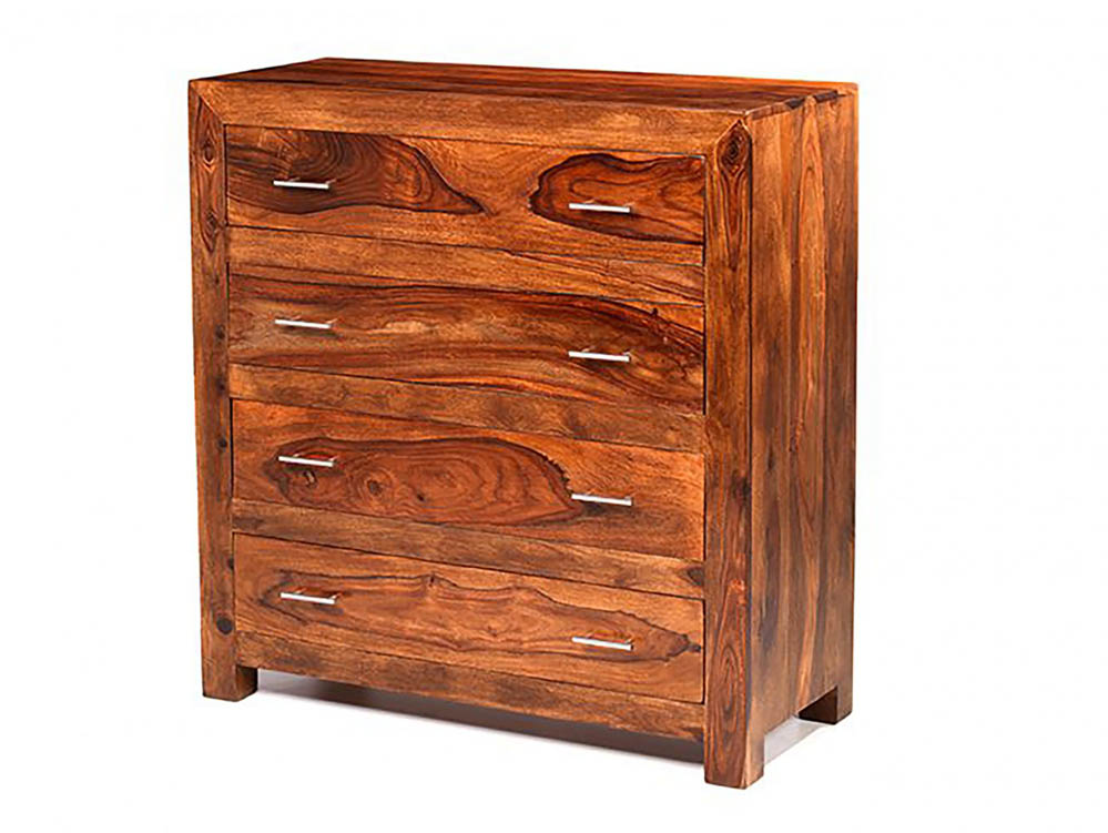 Archers Archers Santa Clara 4 Drawer Acacia Wooden Chest of Drawers (Assembled)