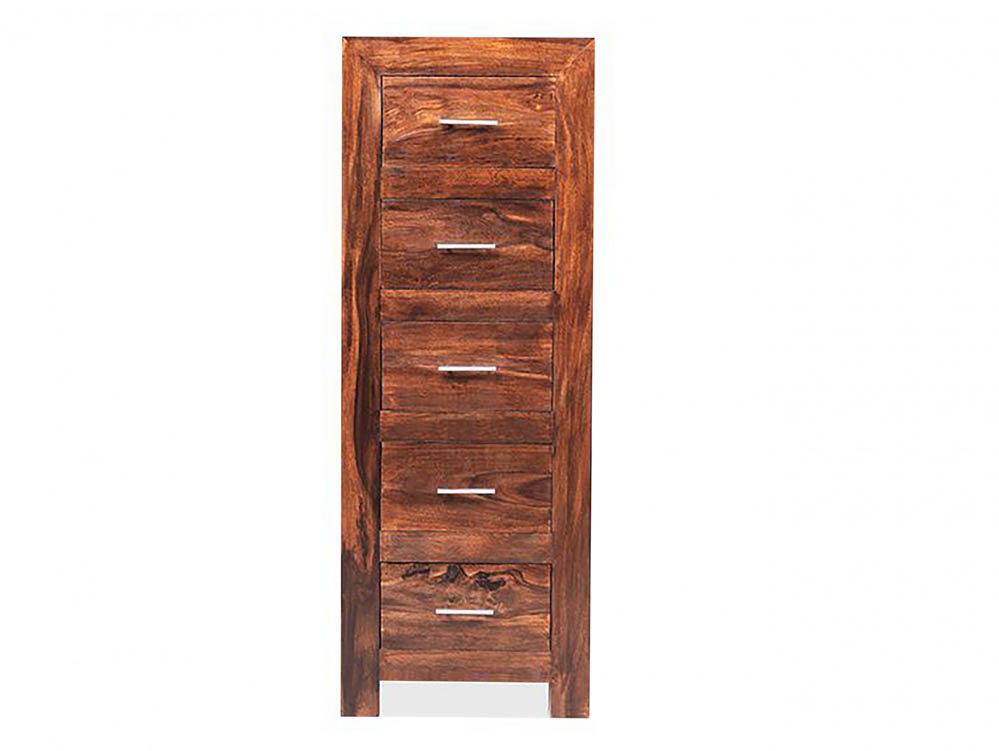 Archers Archers Santa Clara 5 Drawer Acacia Tall Wooden Chest of Drawers (Assembled)