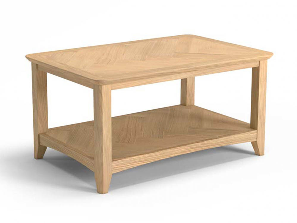 Archers Archers Oslo Light Oak Large Wooden Coffee Table (Flat Packed