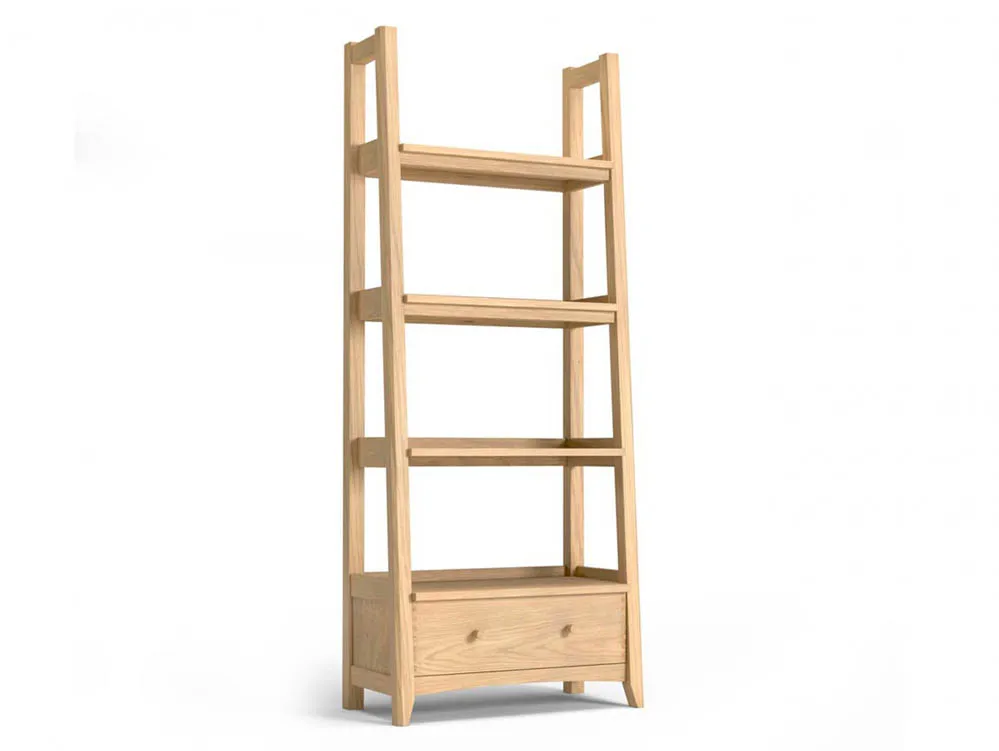 Archers Archers Oslo 1 Drawer Light Oak Wooden Ladder Storage Unit (Part Assembled)