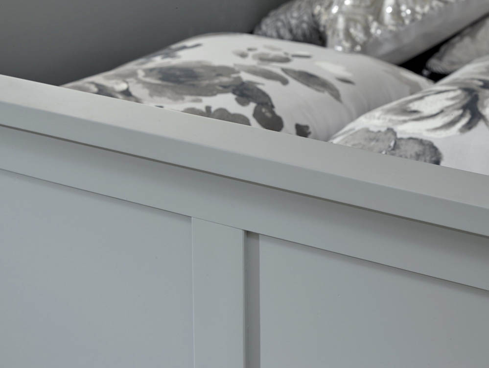 GFW GFW Como 4ft6 Double Grey Wooden Ottoman Bed Frame