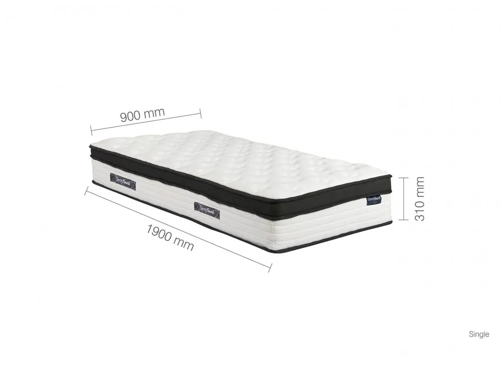 SleepSoul SleepSoul Cloud Memory Pocket 800 3ft Single Mattress in a Box
