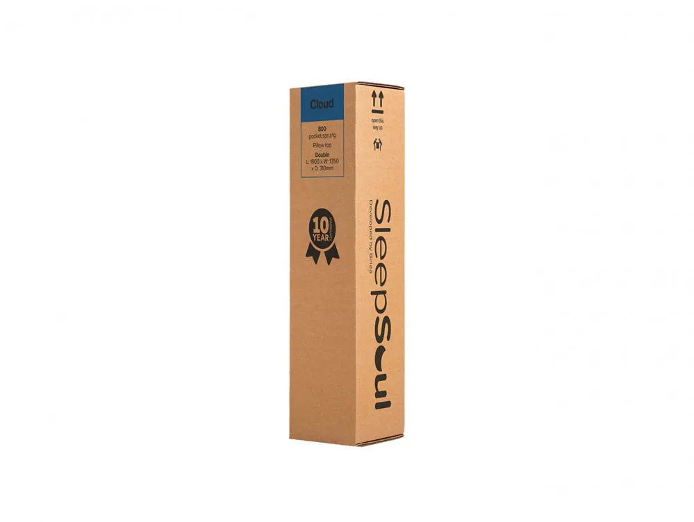 SleepSoul SleepSoul Cloud Memory Pocket 800 Mattress in a Box