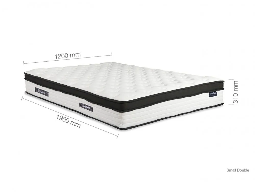 SleepSoul SleepSoul Cloud Memory Pocket 800 4ft Small Double Mattress in a Box