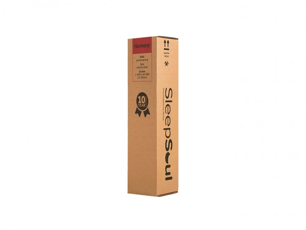SleepSoul SleepSoul Harmony Memory Pocket 1000 5ft King Size Mattress in a Box