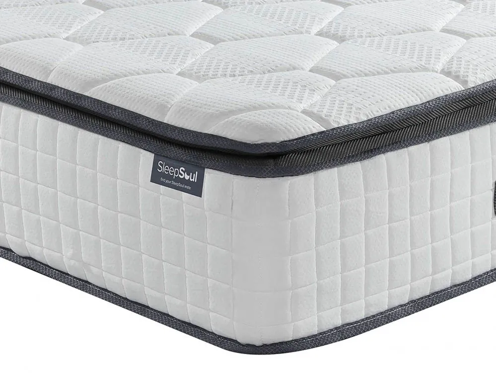 SleepSoul SleepSoul Bliss Memory Pocket 800 Pillowtop 3ft Single Mattress in a Box