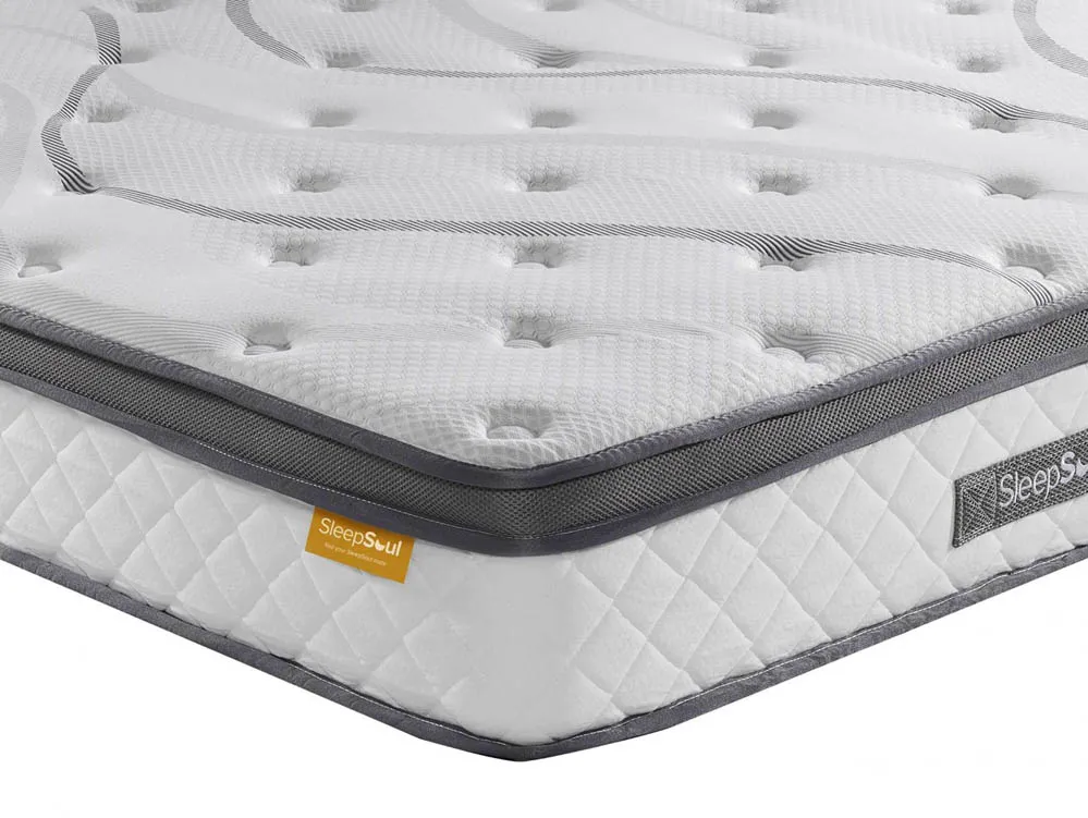 SleepSoul SleepSoul Heaven Gel Pocket 1000 Pillowtop Mattress in a Box