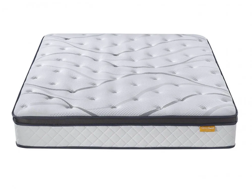 SleepSoul SleepSoul Heaven Gel Pocket 1000 Pillowtop 3ft Single Mattress in a Box