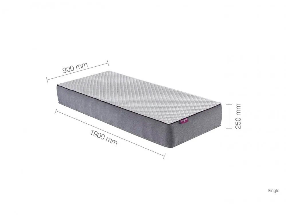 SleepSoul SleepSoul Paradise Pocket 600 3ft Single Mattress in a Box