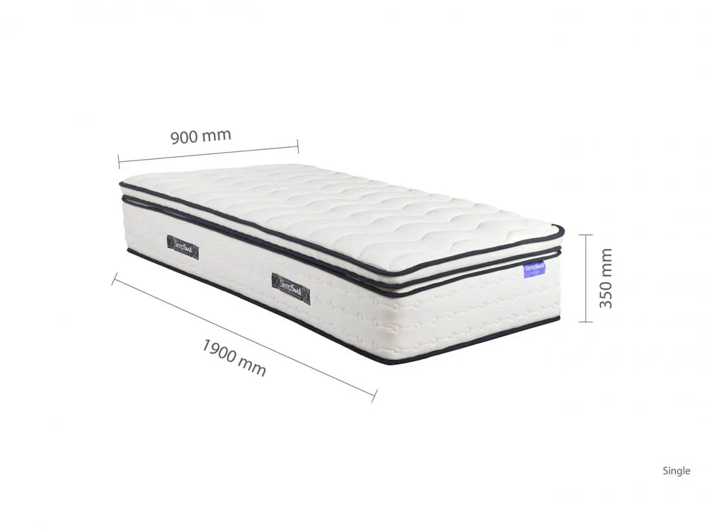 SleepSoul SleepSoul Space Memory Pocket 2000 Pillowtop Mattress in a Box