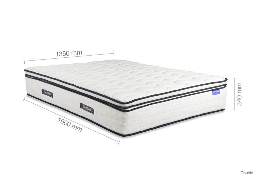 SleepSoul SleepSoul Space Pocket 2000 4ft6 Double Mattress in a Box