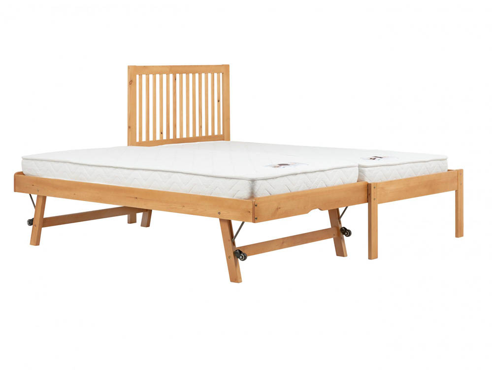 Birlea Birlea Buxton 3ft Single Honey Pine Wooden Trundle Bed