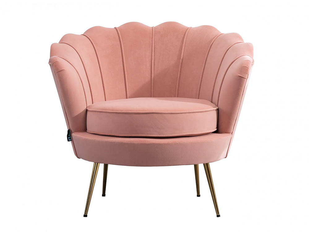 Birlea Birlea Ariel Coral Fabric Chair