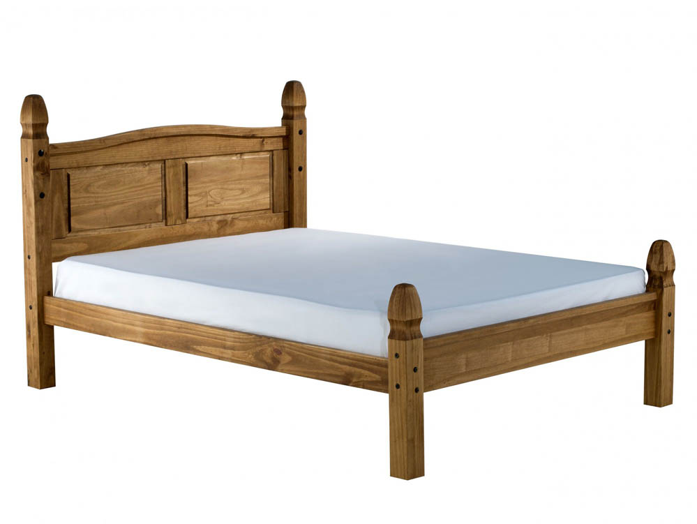 Birlea Birlea Corona 5ft King Size Waxed Pine Wooden Bed Frame (Low Footend)