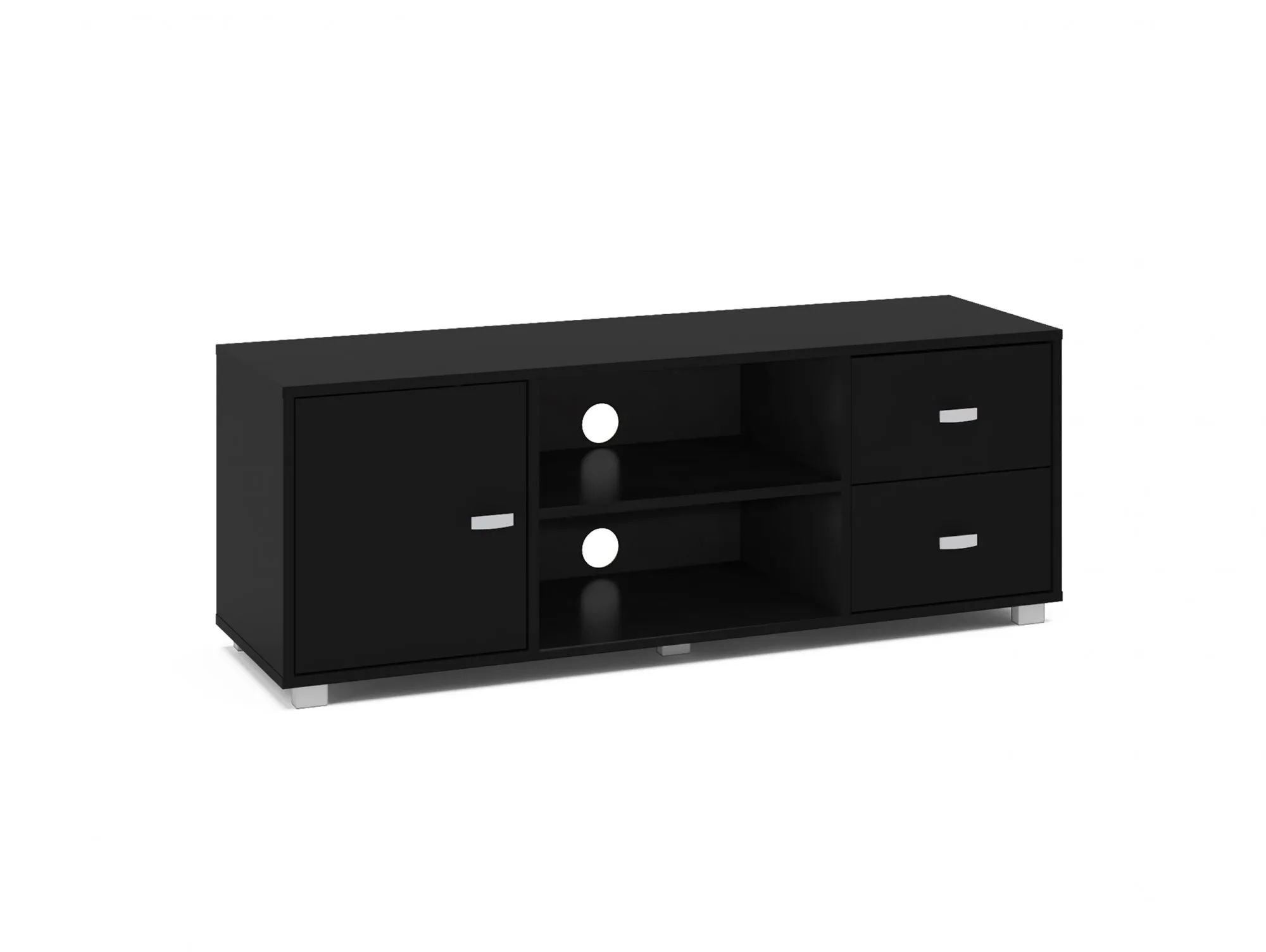 Birlea Furniture & Beds Birlea Covent Black High Gloss TV Unit