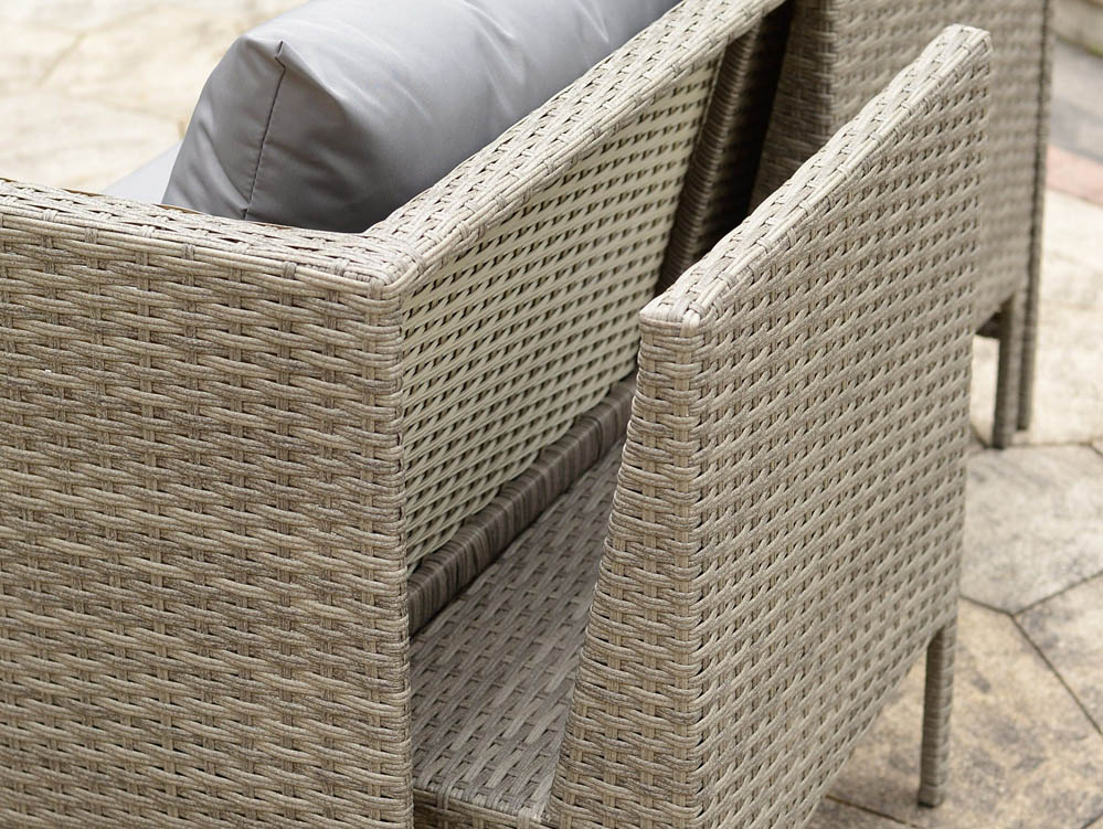 Ideal Products Ideal Products Nevada 4 Piece Space Saving Rattan Patio Set