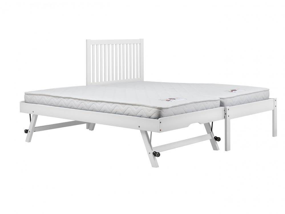 Birlea Birlea Buxton 3ft Single White Wooden Trundle Bed