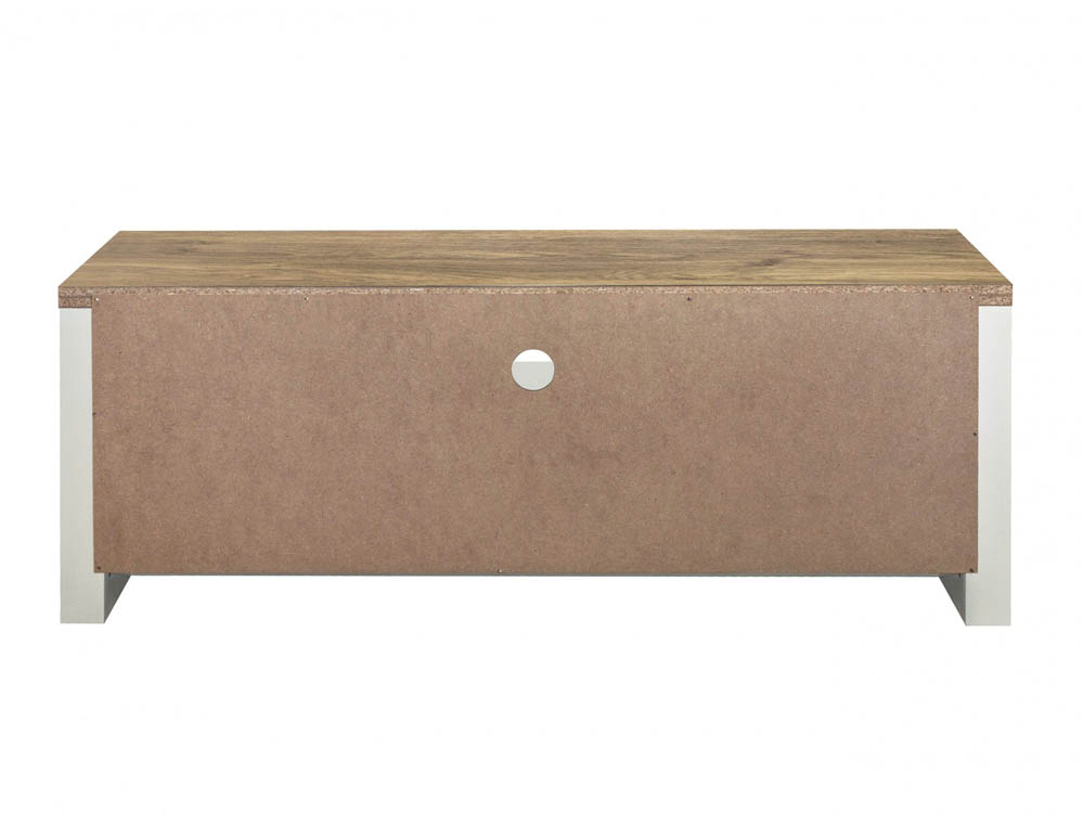 Birlea Birlea Highgate Cream and Oak Effect Large TV Unit (Flat Packed)