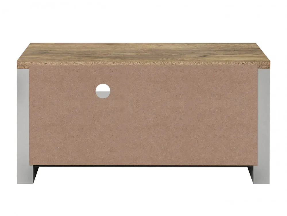 Birlea Birlea Highgate Grey and Oak Effect Small TV Unit