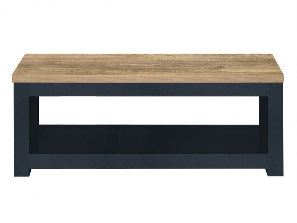 Birlea Birlea Highgate Navy and Oak Effect Coffee Table (Flat Packed)