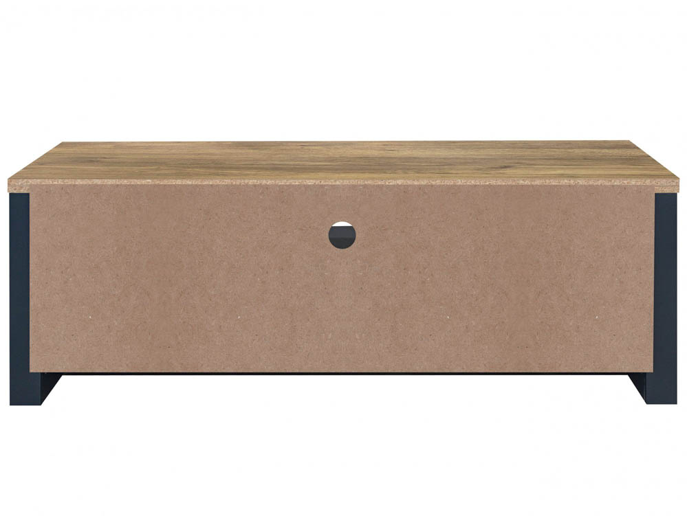 Birlea Birlea Highgate Navy and Oak Effect Large TV Unit (Flat Packed)