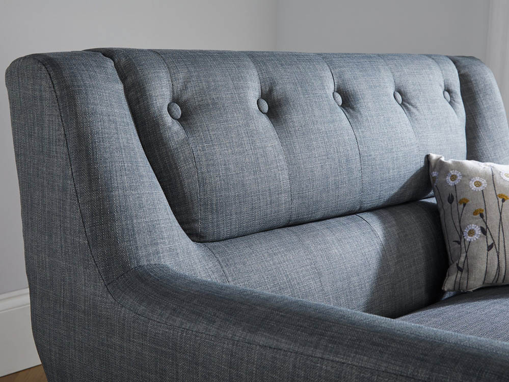 Birlea Birlea Lambeth Medium Grey Fabric Sofa