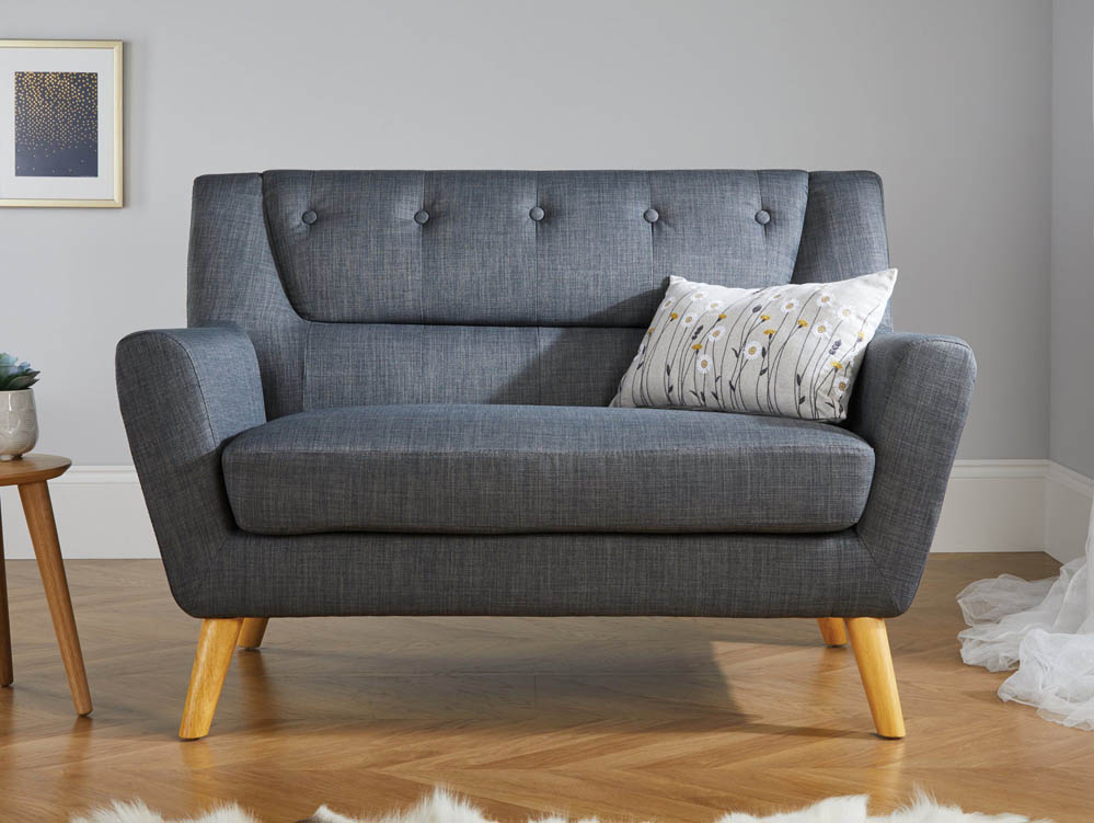 Birlea Birlea Lambeth Medium Grey Fabric Sofa