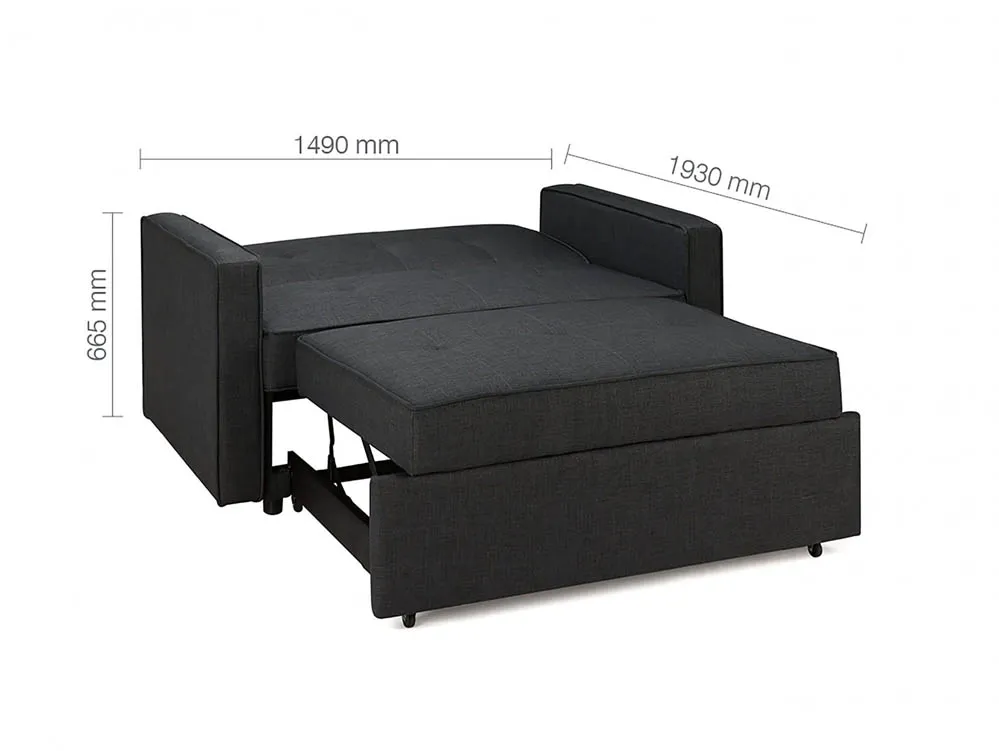Birlea Furniture & Beds Birlea Otto Grey Fabric Sofa Bed