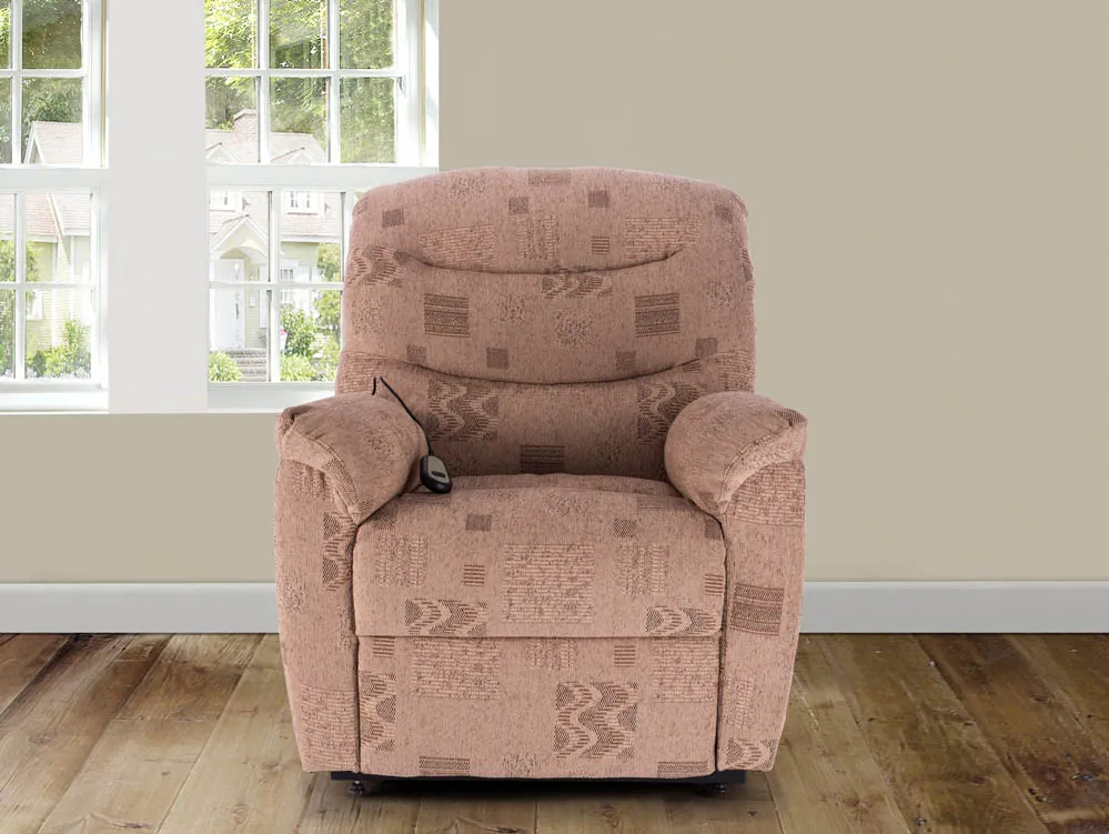 Birlea Furniture & Beds Birlea Regency Wheat Fabric Rise & Recline Chair
