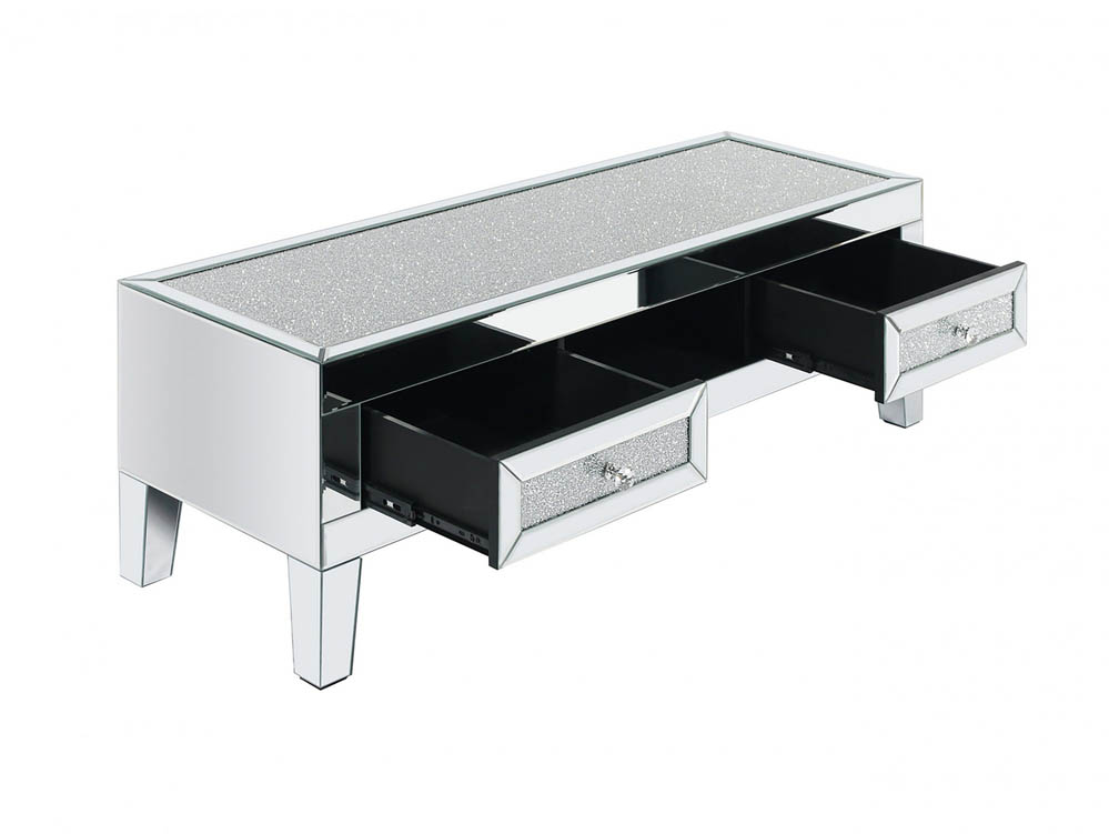 Birlea Birlea Vienna Mirrored TV Unit (Assembled)