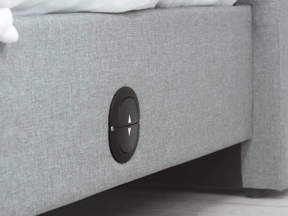 Birlea Birlea Plaza Grey Fabric TV Bed Frame