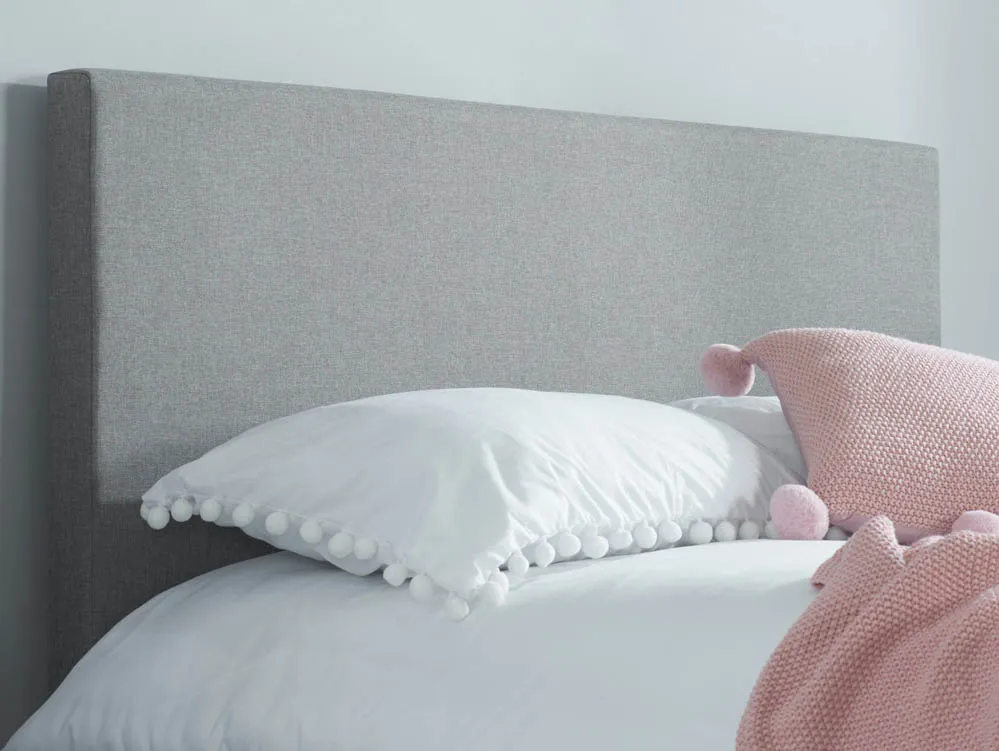 Birlea Furniture & Beds Birlea Plaza 5ft King Size Grey Fabric TV Bed Frame
