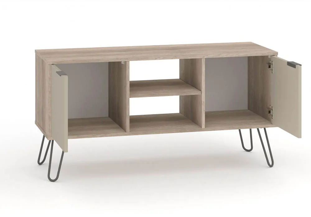 Core Core Augusta Driftwood and Calico 2 Door Flat Screen TV Unit