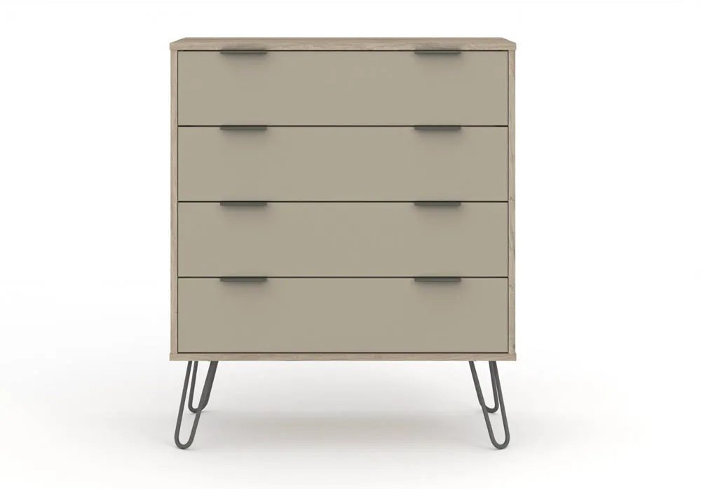 Core Products Core Augusta Driftwood and Calico 4 Drawer Chest of Drawers