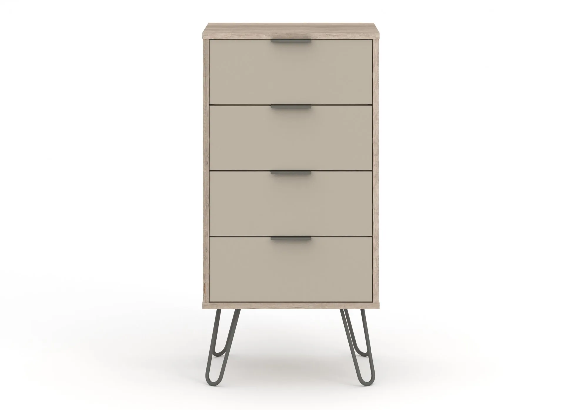 Core Products Core Augusta Driftwood and Calico 4 Drawer Narrow Chest of Drawers