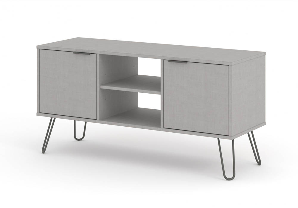 Core Products Core Augusta Grey 2 Door Flat Screen TV Unit (Flat Packed)