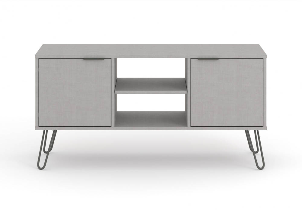 Core Products Core Augusta Grey 2 Door Flat Screen TV Unit (Flat Packed)