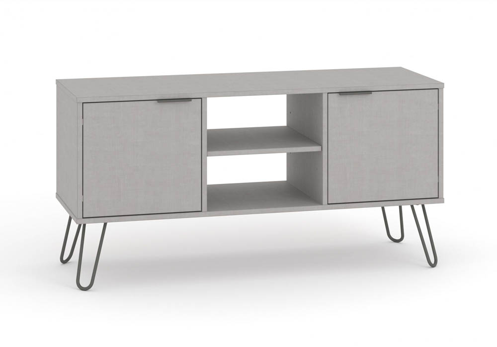 Core Products Core Augusta Grey 2 Door Flat Screen TV Unit (Flat Packed)