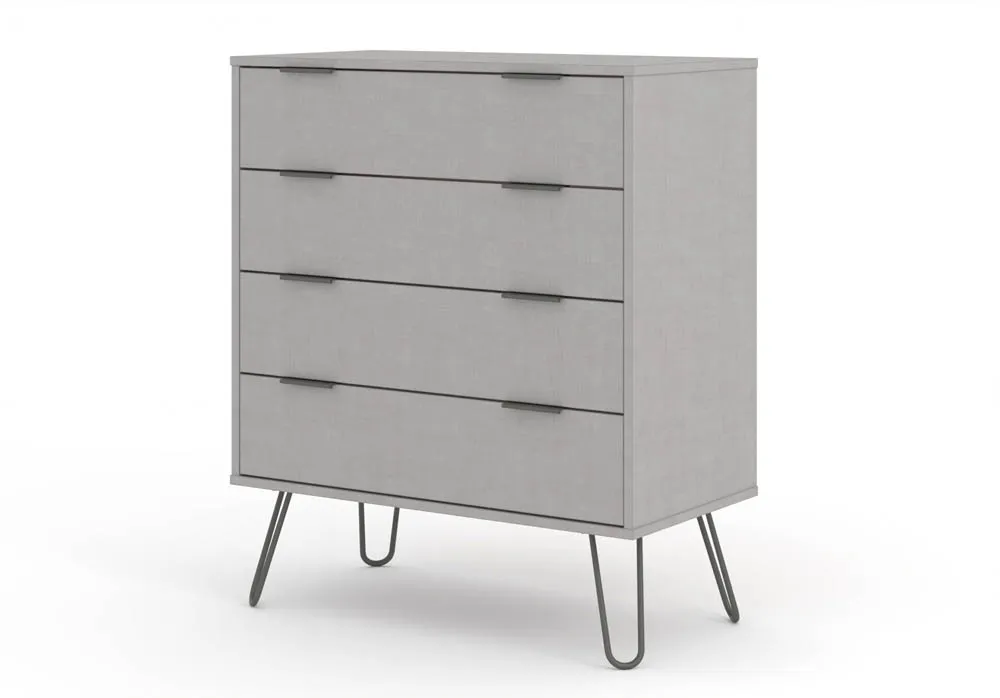 Core Products Core Augusta Grey 4 Drawer Chest of Drawers