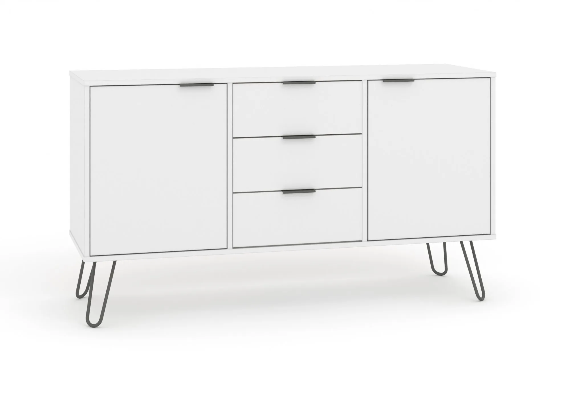 Core Products Core Augusta White Medium Sideboard with 2 Door 3 Drawer