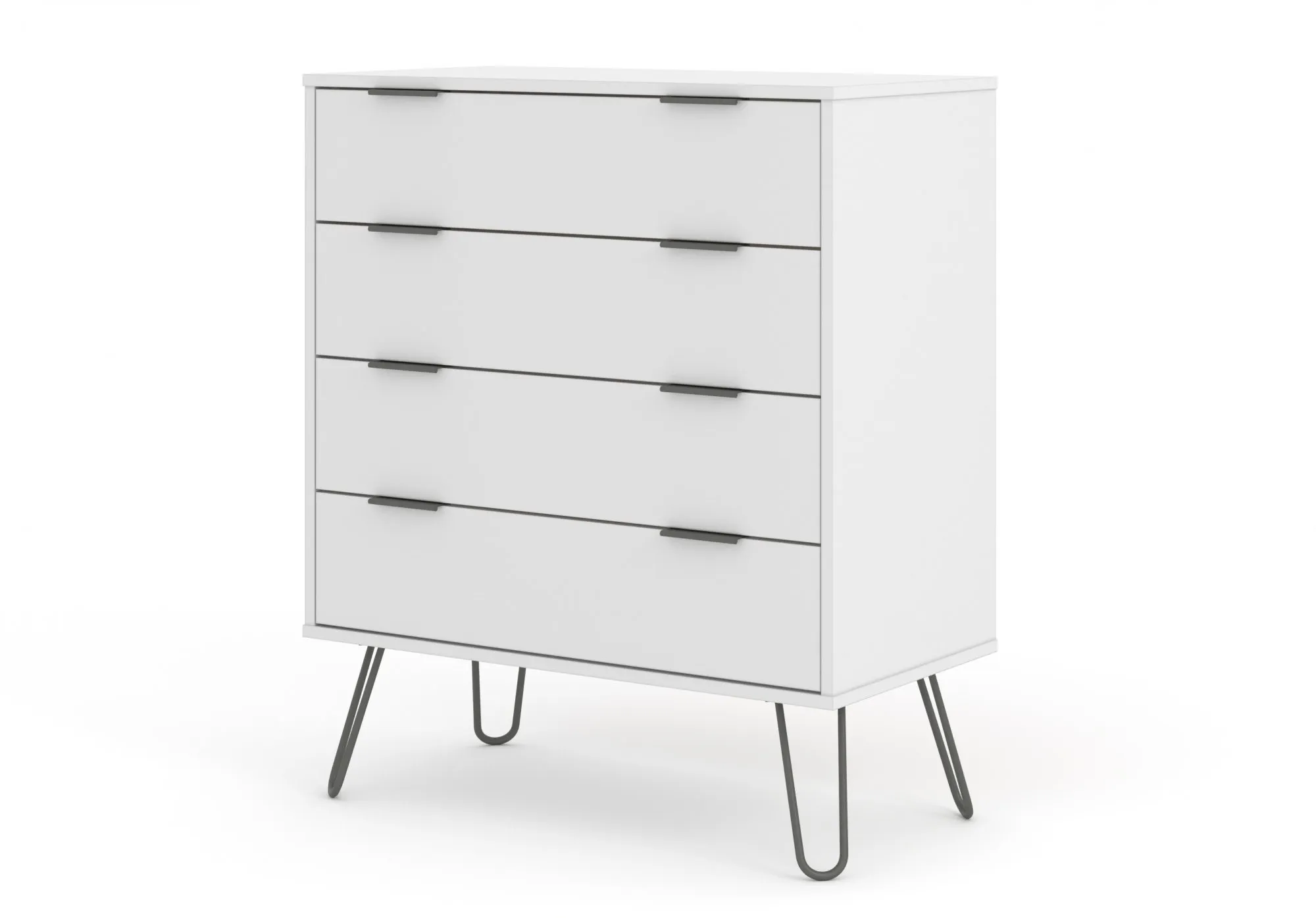 Core Core Augusta White 4 Drawer Chest of Drawers