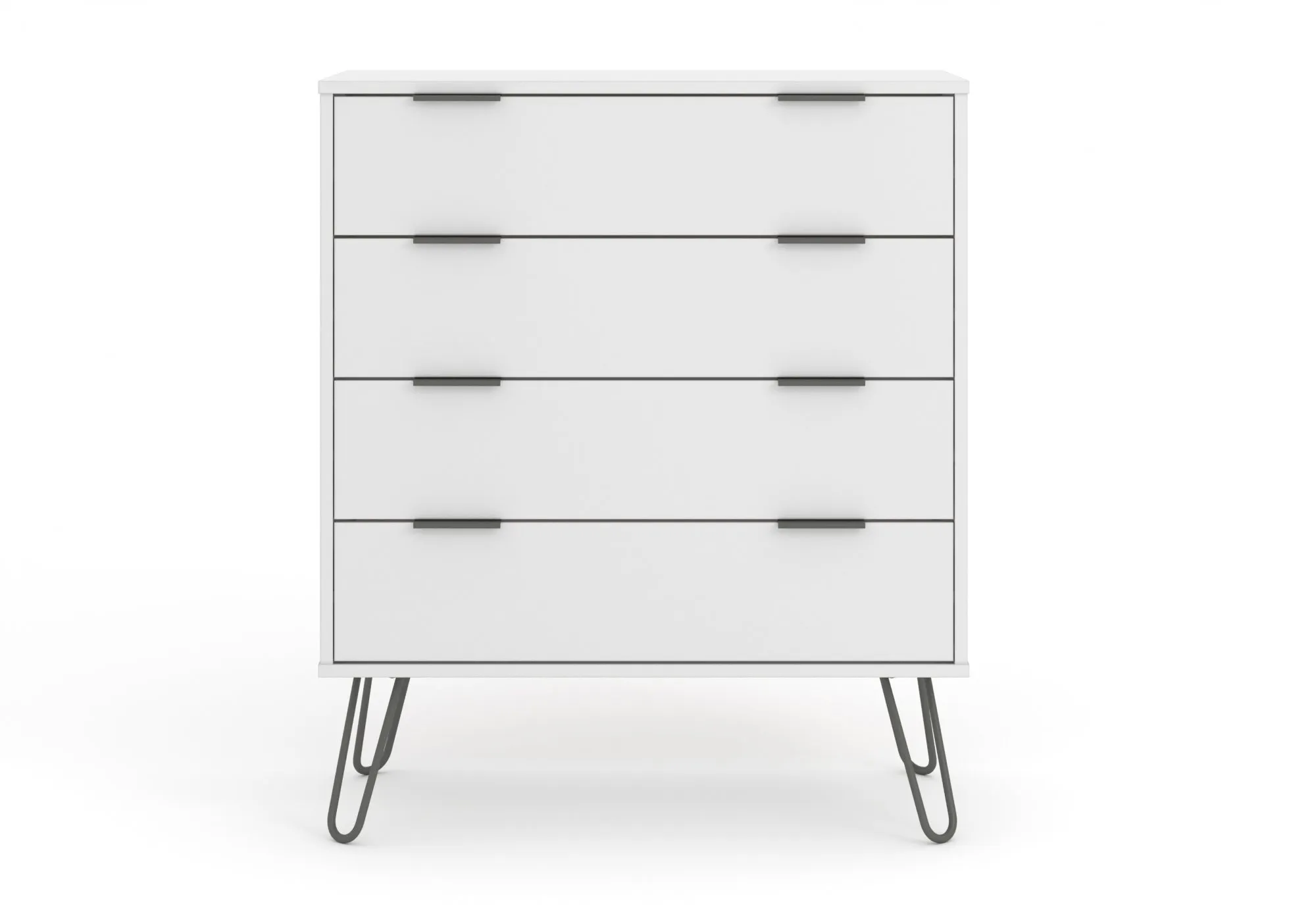 Core Core Augusta White 4 Drawer Chest of Drawers