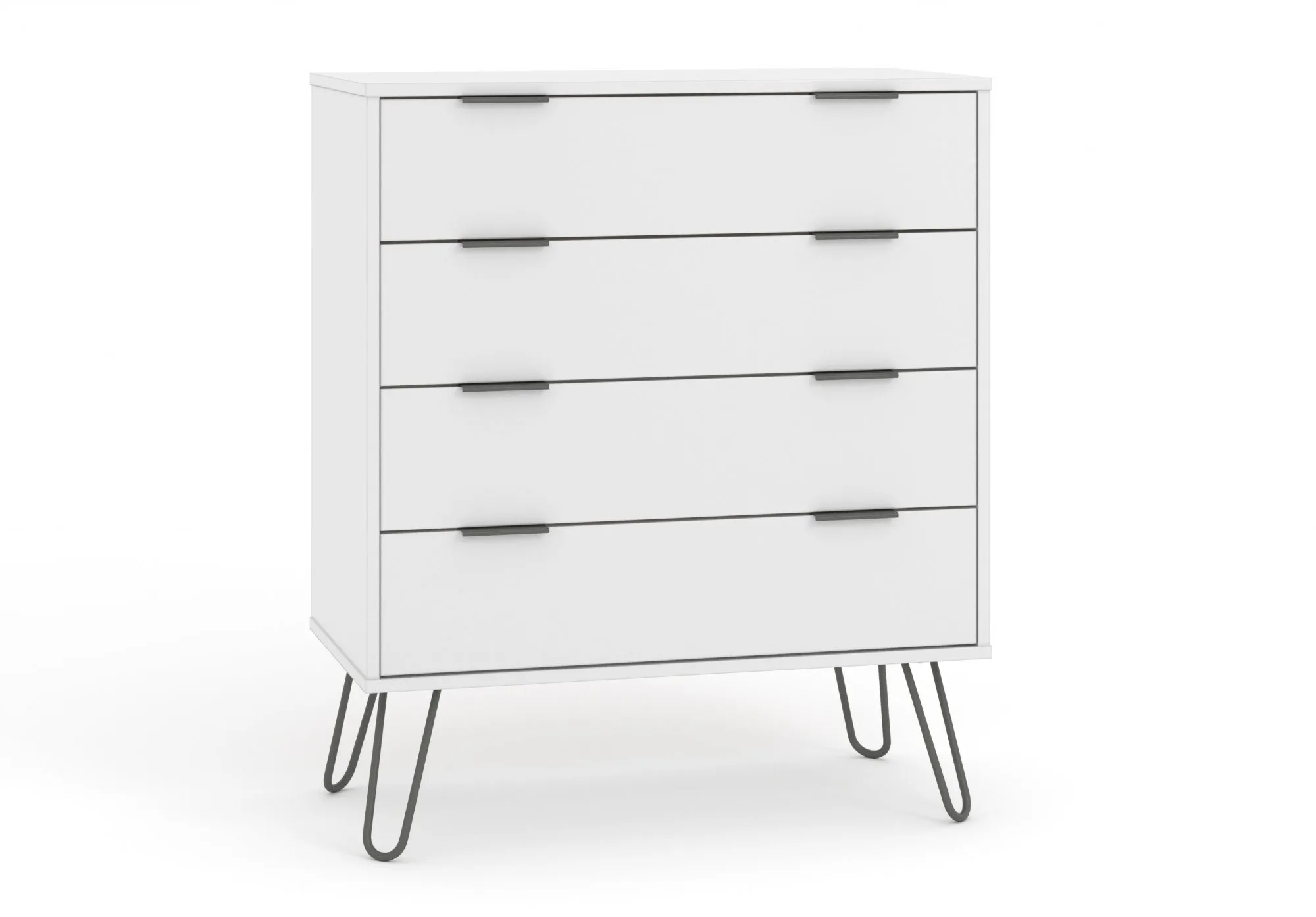 Core Core Augusta White 4 Drawer Chest of Drawers
