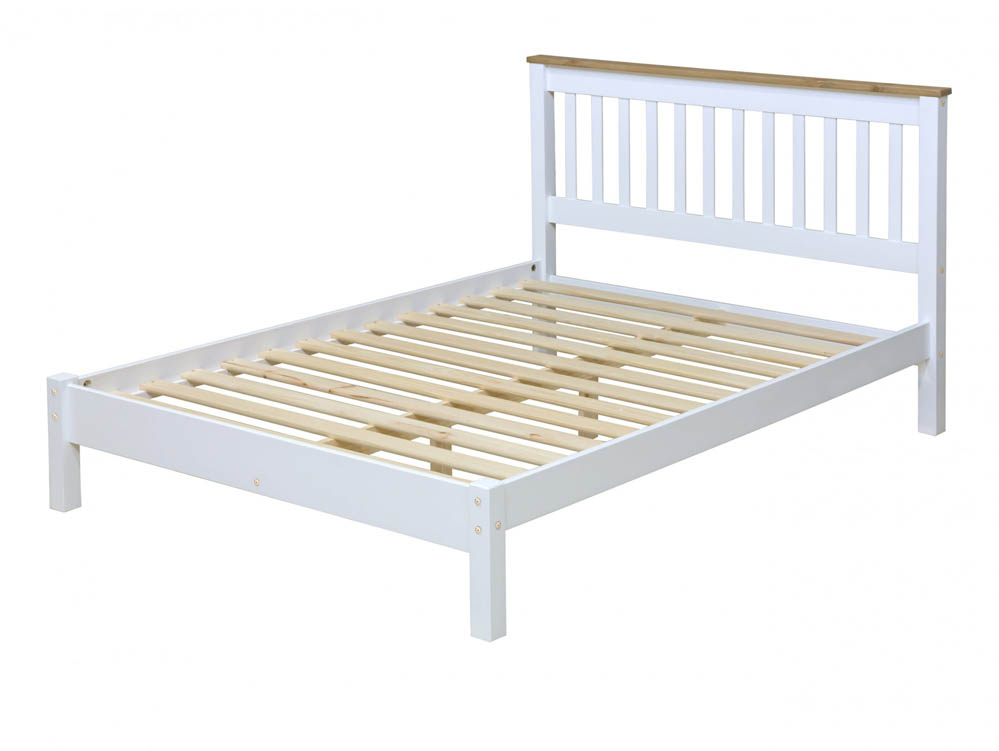 Core Products Core Capri 4ft6 Double White Wooden Bed Frame