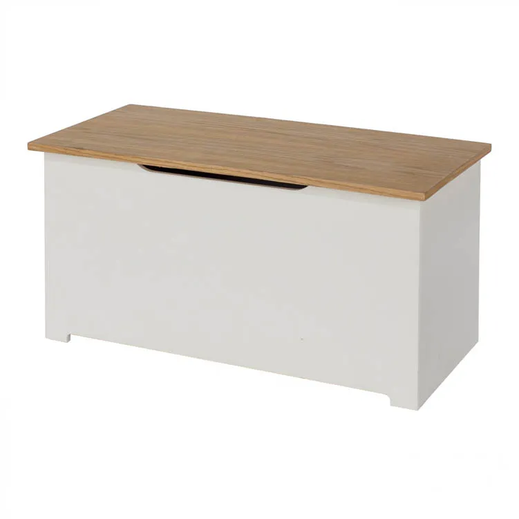 Core Core Colorado White and Oak Blanket Box