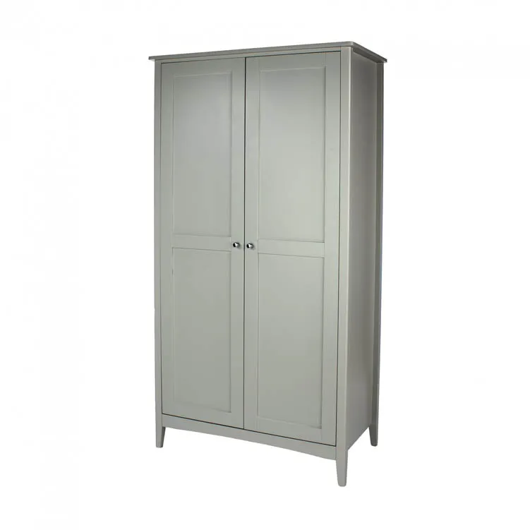 Core Products Core Como Light Grey 2 Door Wardrobe