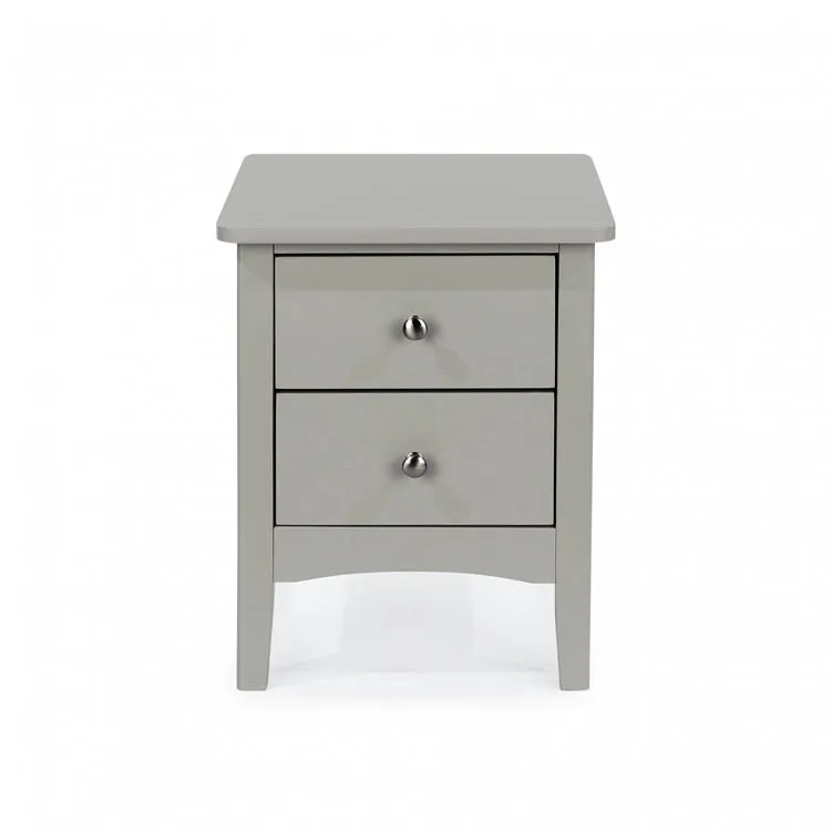 Core Core Como Light Grey 2 Petite Drawer Bedside Table
